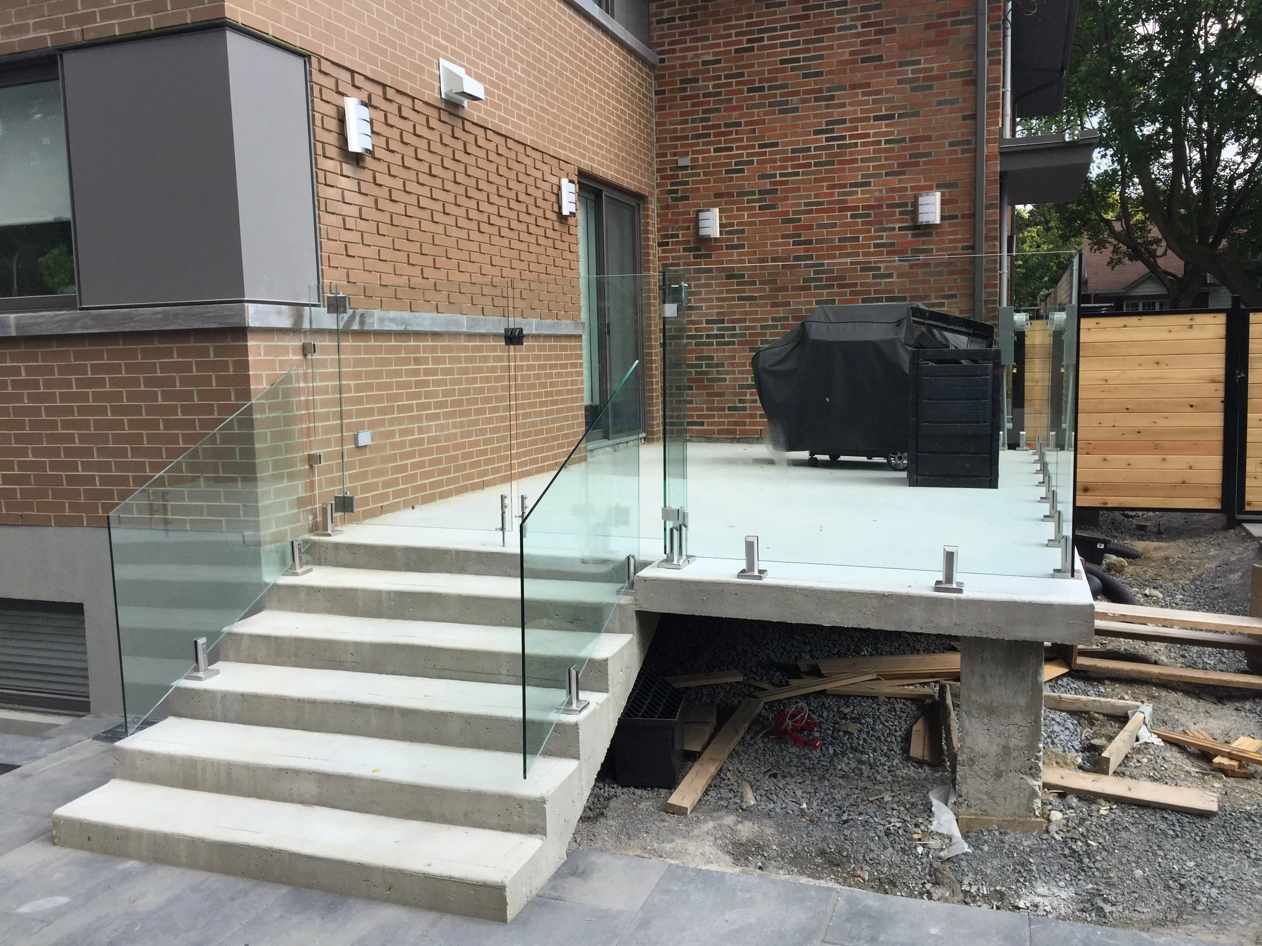 Custom Stair Glass Railing - Image 5